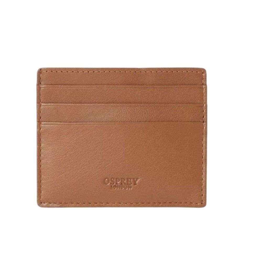 Osprey Wesley Leather Card Holder / Tan